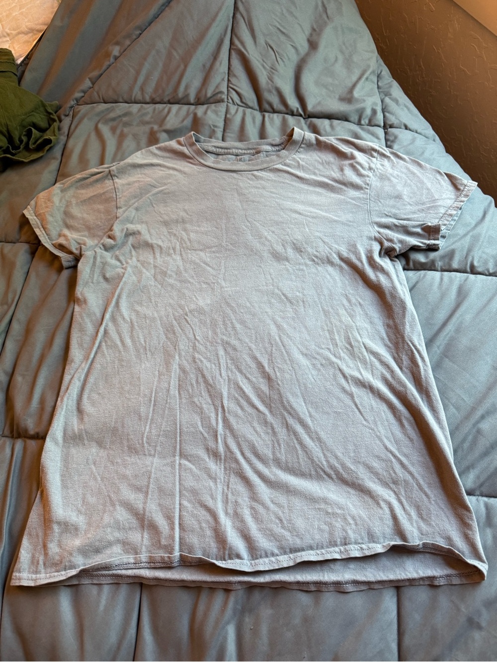 George Men's Short Sleeve Crew Neck T-Shirt - Light Blue Gray
